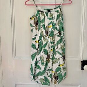 GAP Green and White Kids Casual Dress